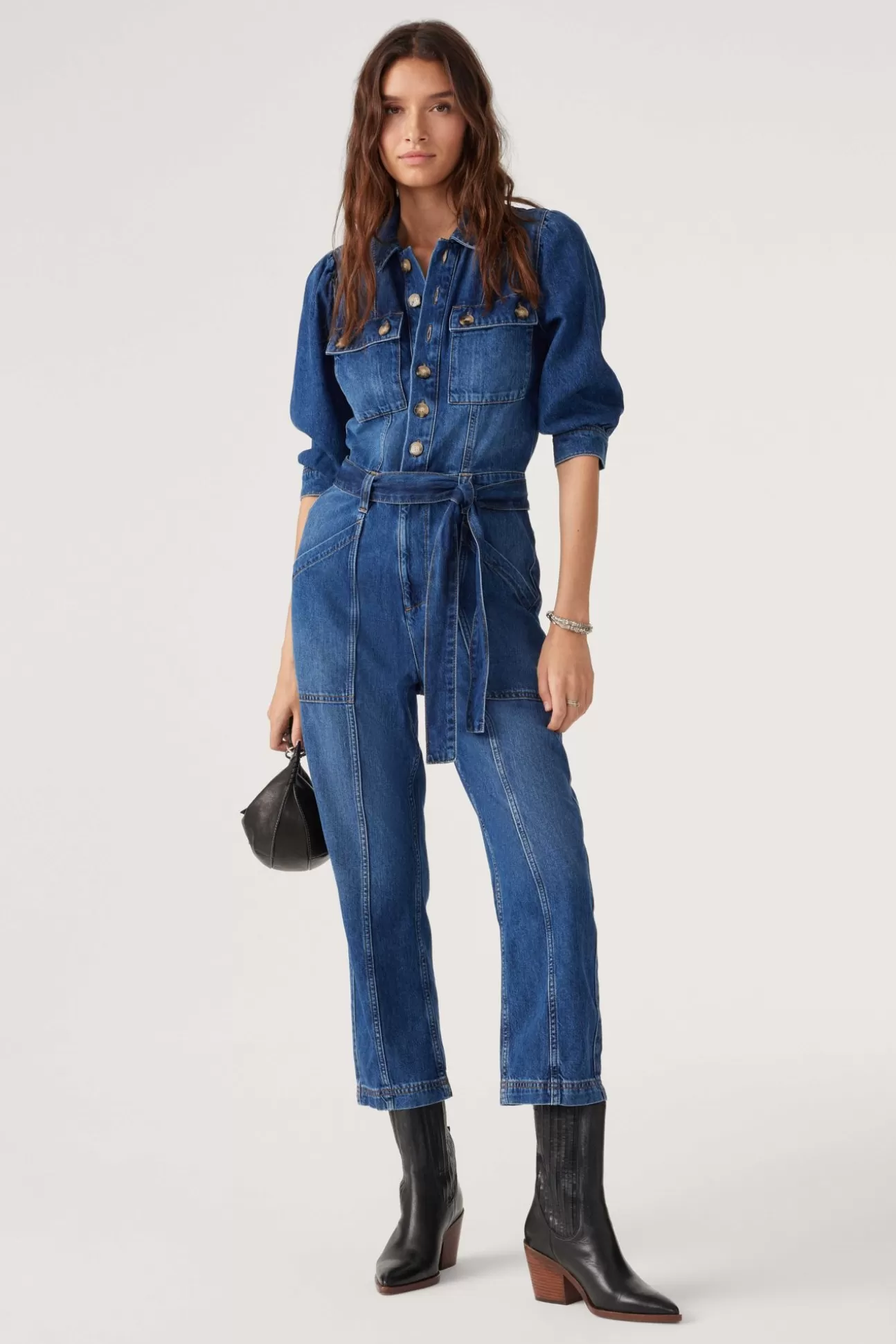 Ba&Sh Combinaties^Jumpsuit. Blauw