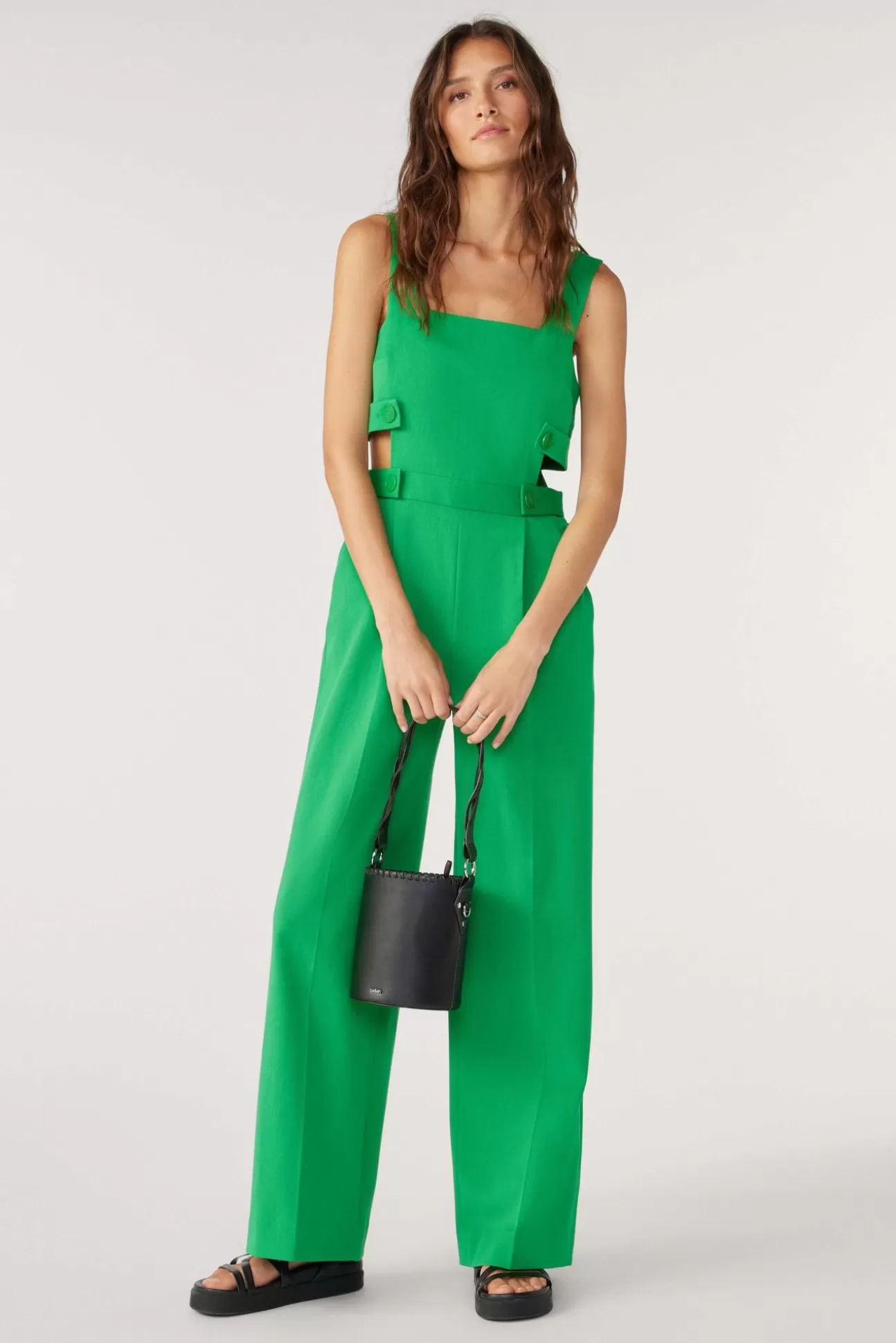 Ba&Sh Combinaties^Jumpsuit. Groen