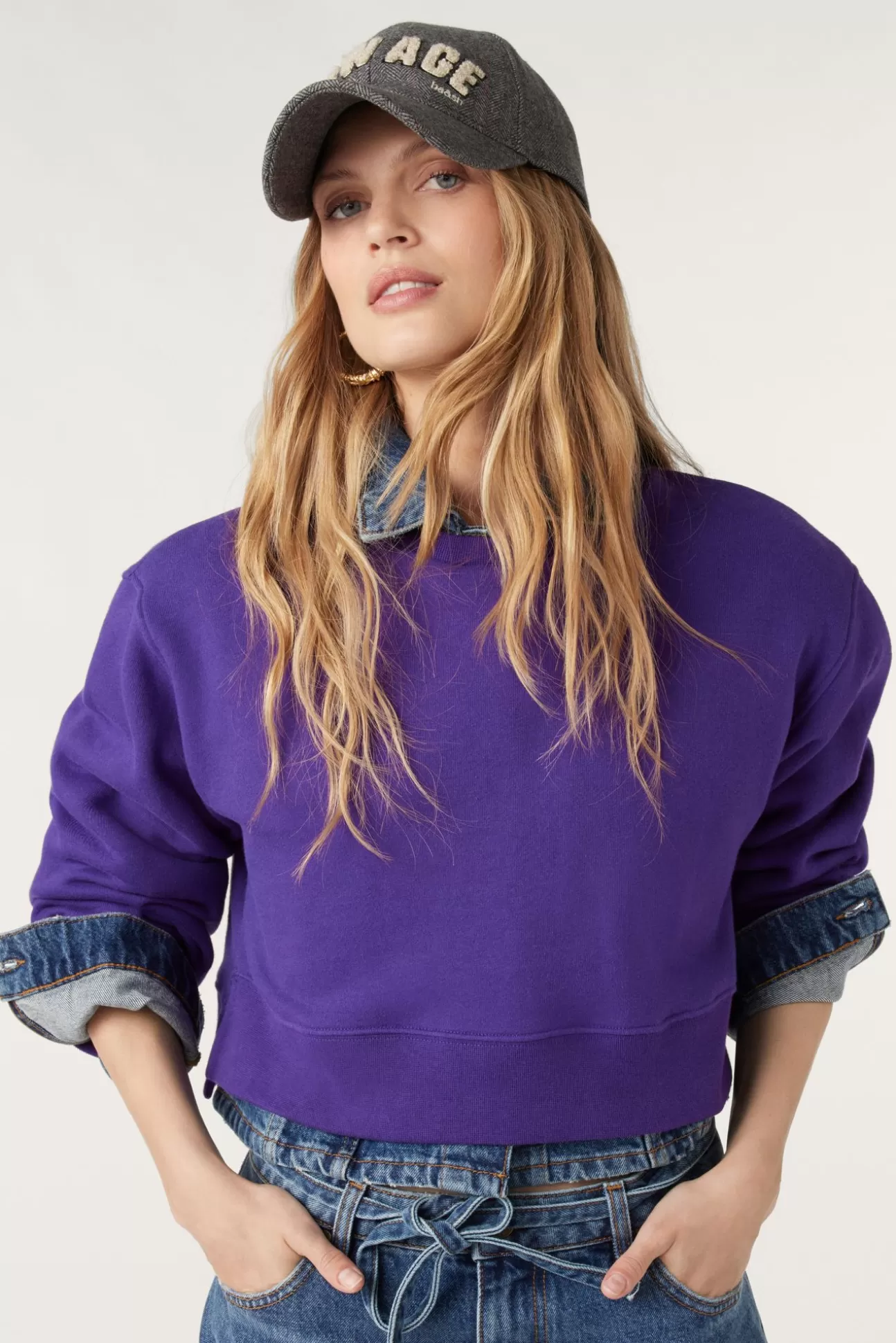 Ba&Sh Sweatshirts^Sweatshirt. Violet