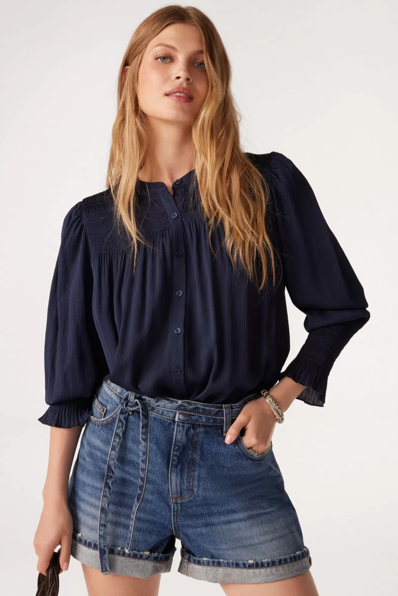 Ba&Sh Tops & Blousen^Top. Marineblauwe