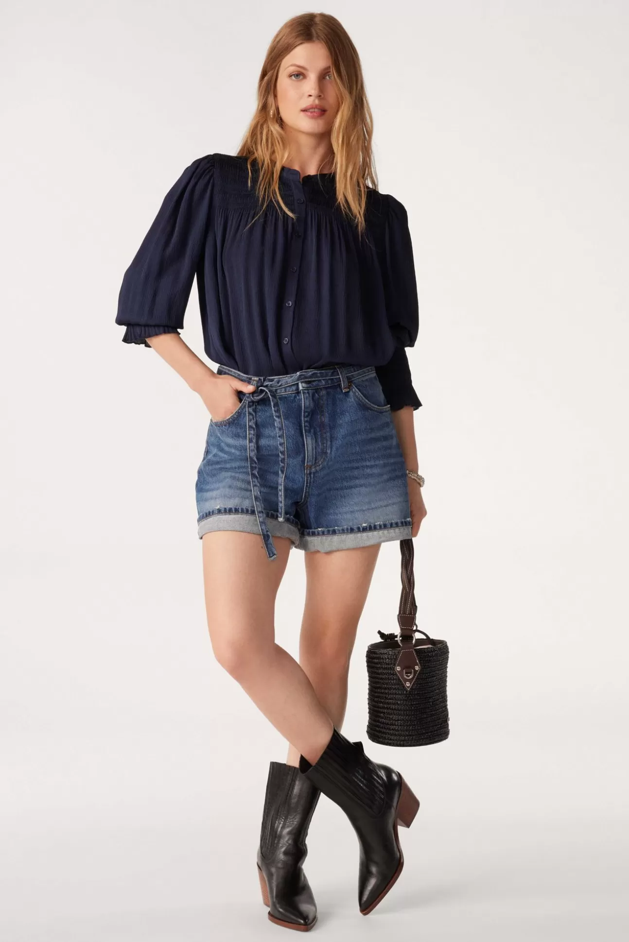 Ba&Sh Tops & Blousen^Top. Marineblauwe