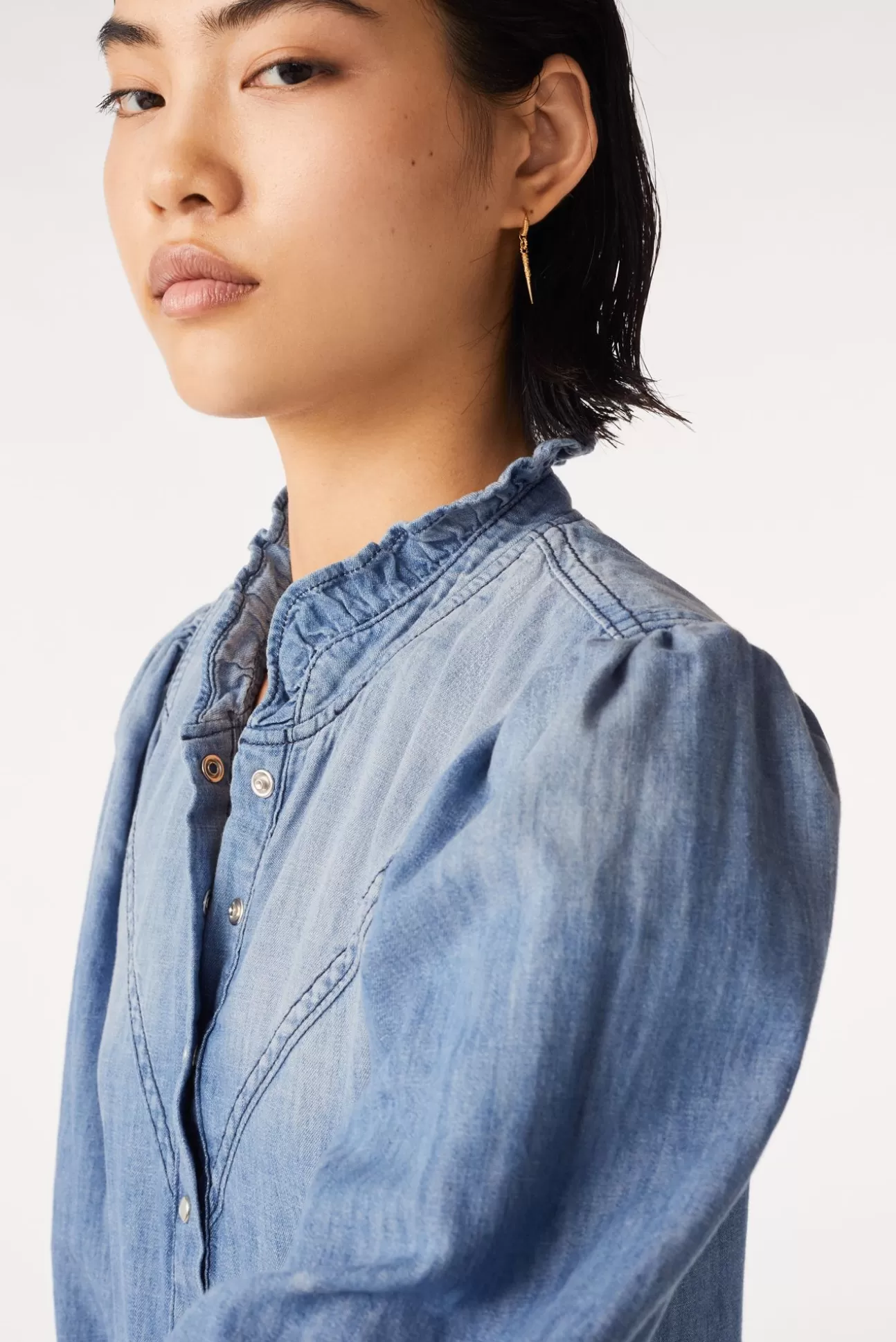 Ba&Sh Denim^Willow. Blauw